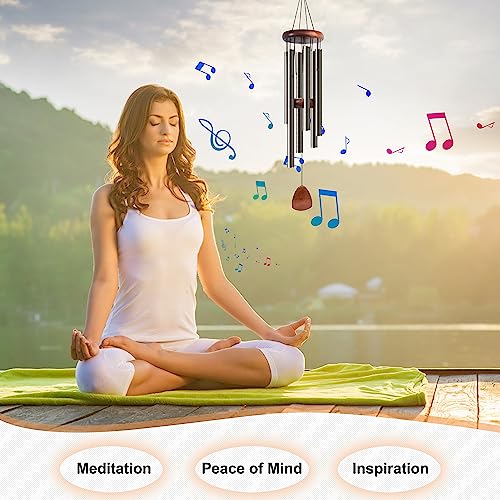 Large Aluminium Wind Chimes 37 Inches for Outdoor Garden Patio Decor T236054