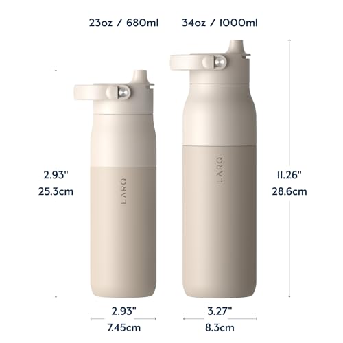 Insulated Stainless Steel Water Bottle with Silicone Handle, 34oz Z278258