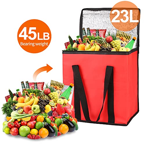 Insulated Food Delivery Bag Hot Cold Meal Carrier F1699