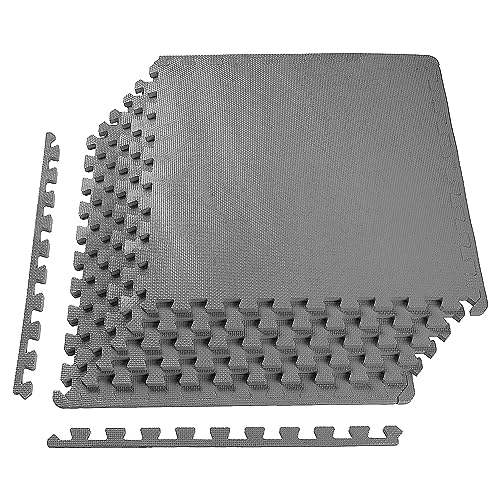 Puzzle Exercise Mat with EVA Foam Interlocking Tiles for MMA, Gymnastics and Home Gym H787