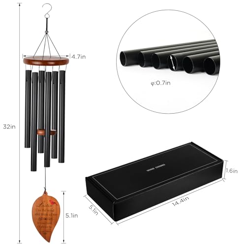 Deep Tone Wind Chimes for Outdoor Memorial Gift G683910