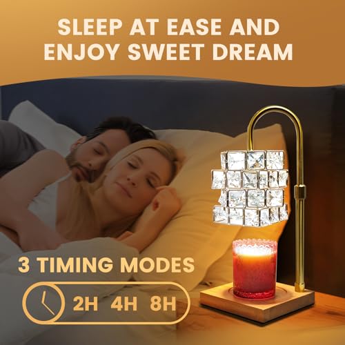 Candle Warmer Lamp with Timer, Adjustable Height, Dimmable W1712
