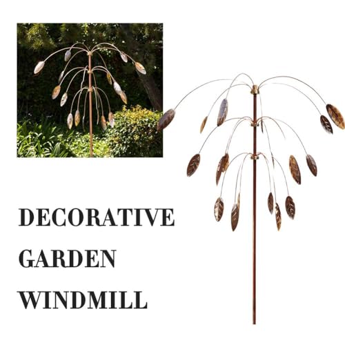 Metal Wind Spinners for Outdoor Yard Art Decor R27145