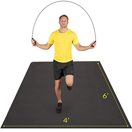 Large Exercise Mat for Home Workout 6 x 4 ft A926160