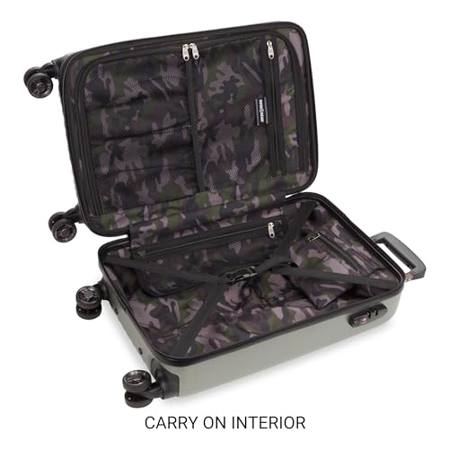 Expandable Hardside Luggage with Spinner Wheels and TSA Lock, Carry-On 19-Inch X51908