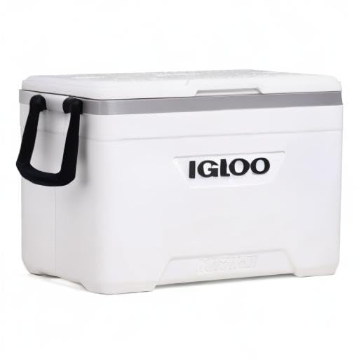 Insulated Portable Hard Side Cooler Ice Chest for Fishing Camping Boating A767409