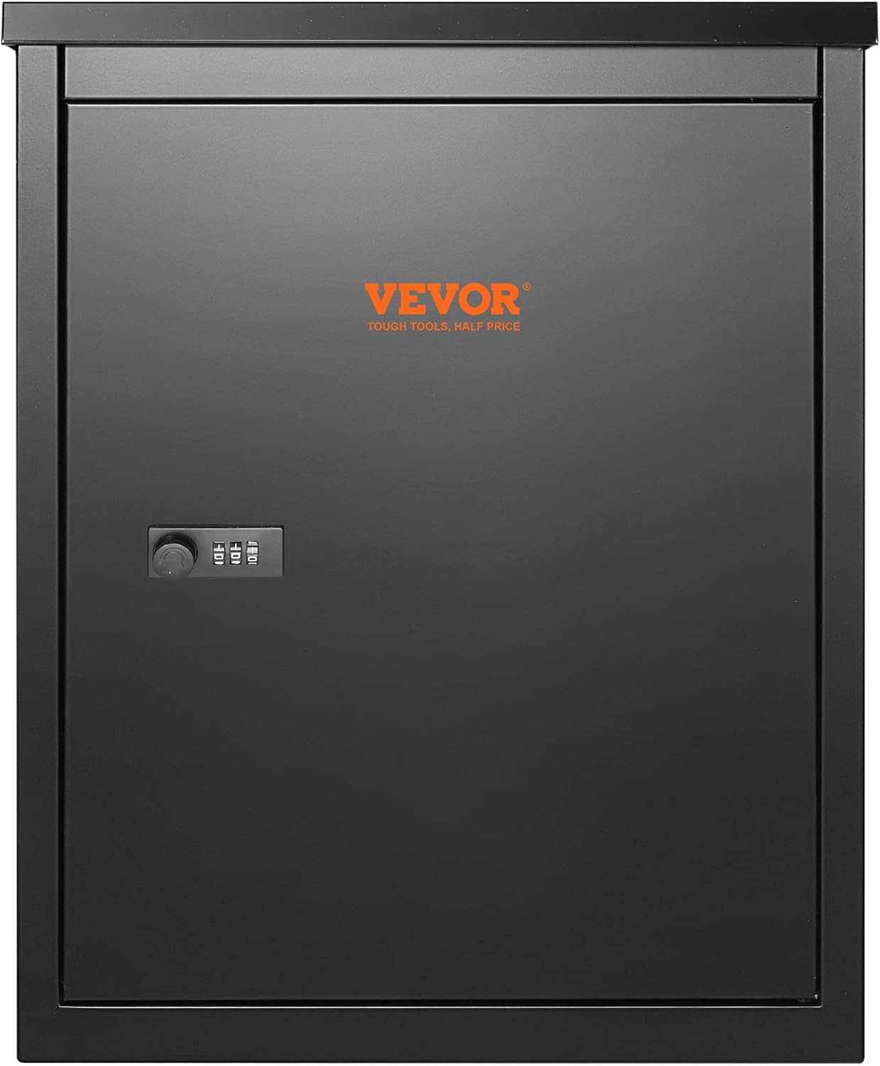Package Delivery Box for Outside, Galvanized Steel Wall Mount with Coded Lock Y816855