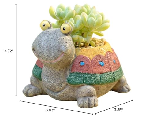 Turtle Shape Resin Succulent Plant Pot H6144
