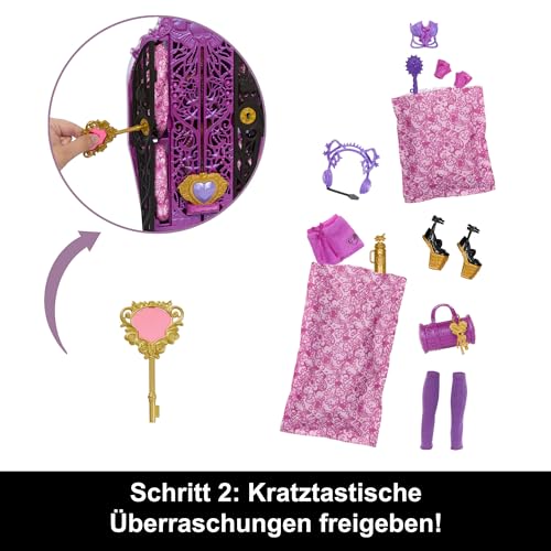 Monster High Skulltimate Secrets Neon Frights Doll with Dress-Up Locker & 19+ Surprises L666466