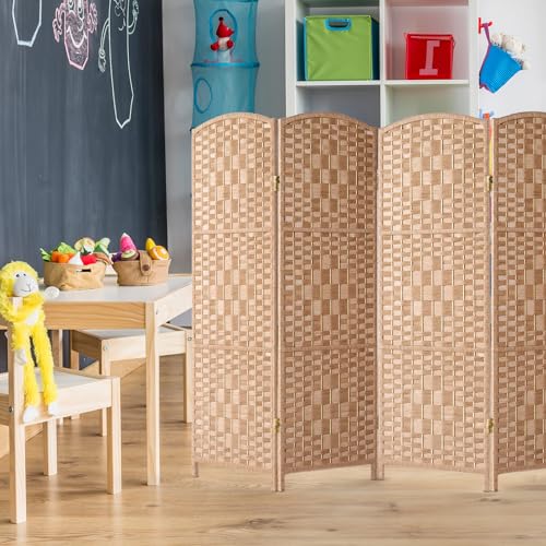 3 Panel Folding Room Divider, Dark Mocha Privacy Screen K453