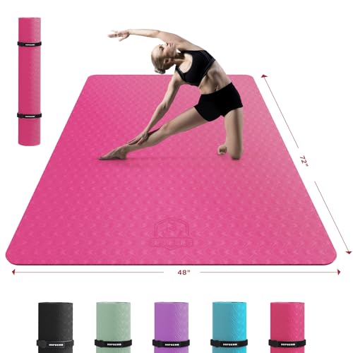 Extra Large Yoga Mat Non-Slip for Home Workouts B4152