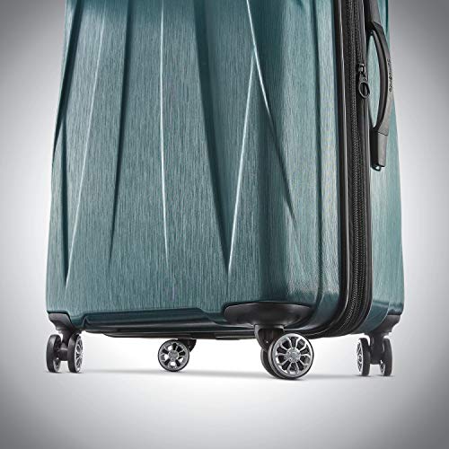 Hardside Expandable Carry-On Luggage with Spinner Wheels, Black, 20-Inch O253
