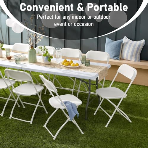 Heavy Duty Portable Folding Table for Dining, Parties, and Camping Z981199