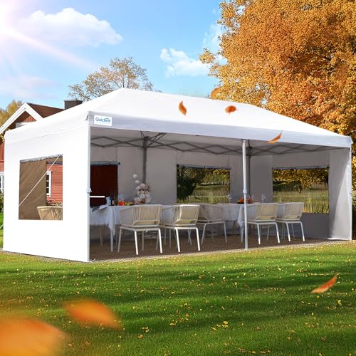 Pop up Canopy Tent 10x20ft Waterproof with Roller Bag B932