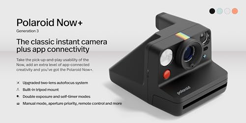 I-Type Instant Camera + Film Bundle with Bluetooth App Control X358