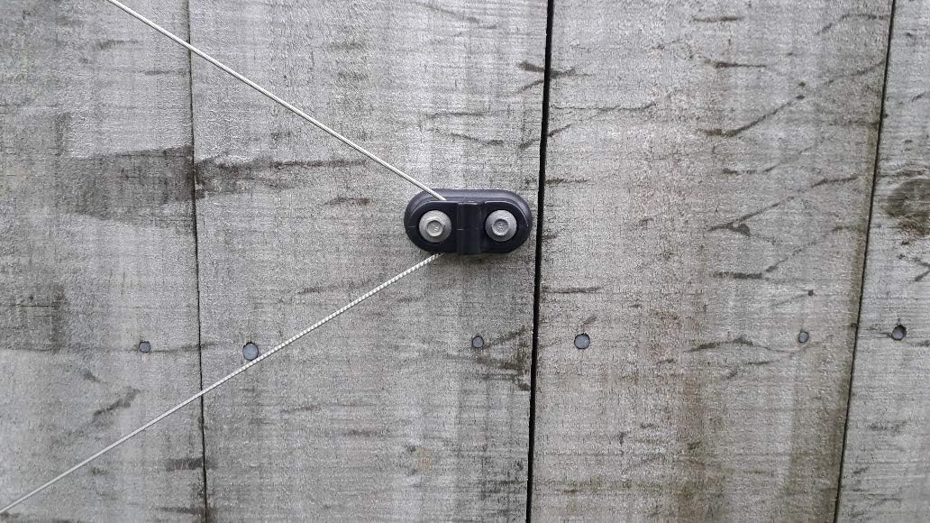 Surface Mounted Trellis Kit for Climbing Plants with Wire H463943