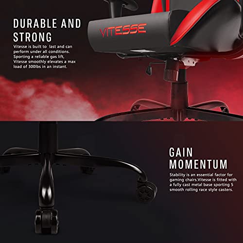 Gaming Chair High Back Ergonomic Racing Desk with Lumbar Support and Headrest C983