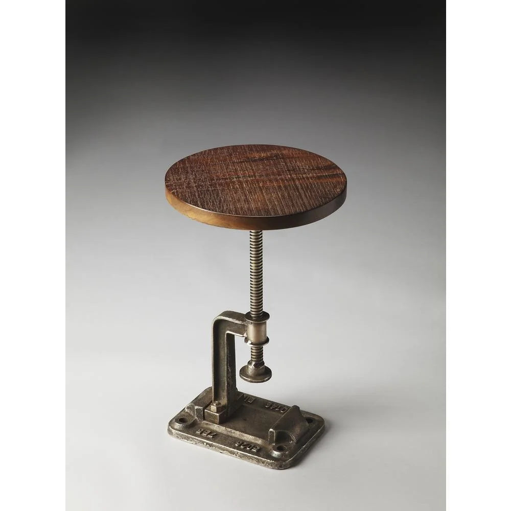 Industrial Chic Adjustable Accent Table K598500