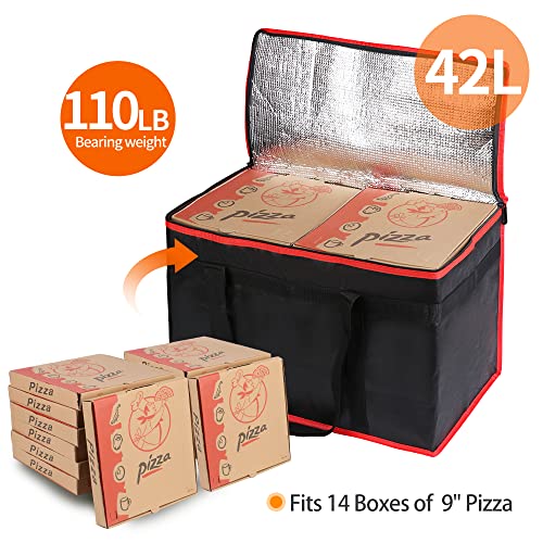 Insulated Food Delivery Bag Hot Cold Meal Carrier F1699