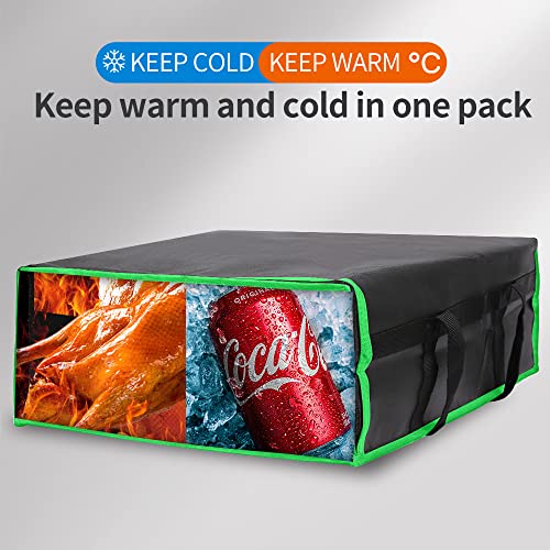 Insulated Food Delivery Bag Hot Cold Meal Carrier F1699