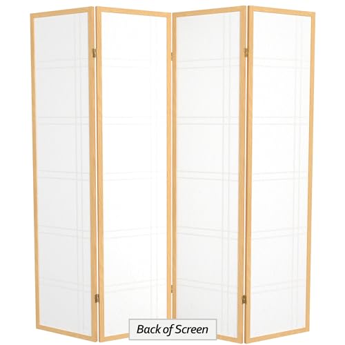 6 Panel Honey Room Divider D80902