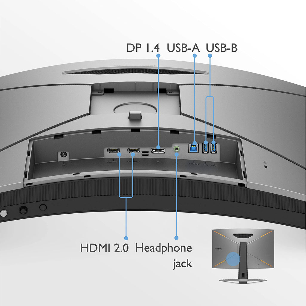Curved Gaming Monitor 32" QHD 165Hz 1ms with Remote U8133