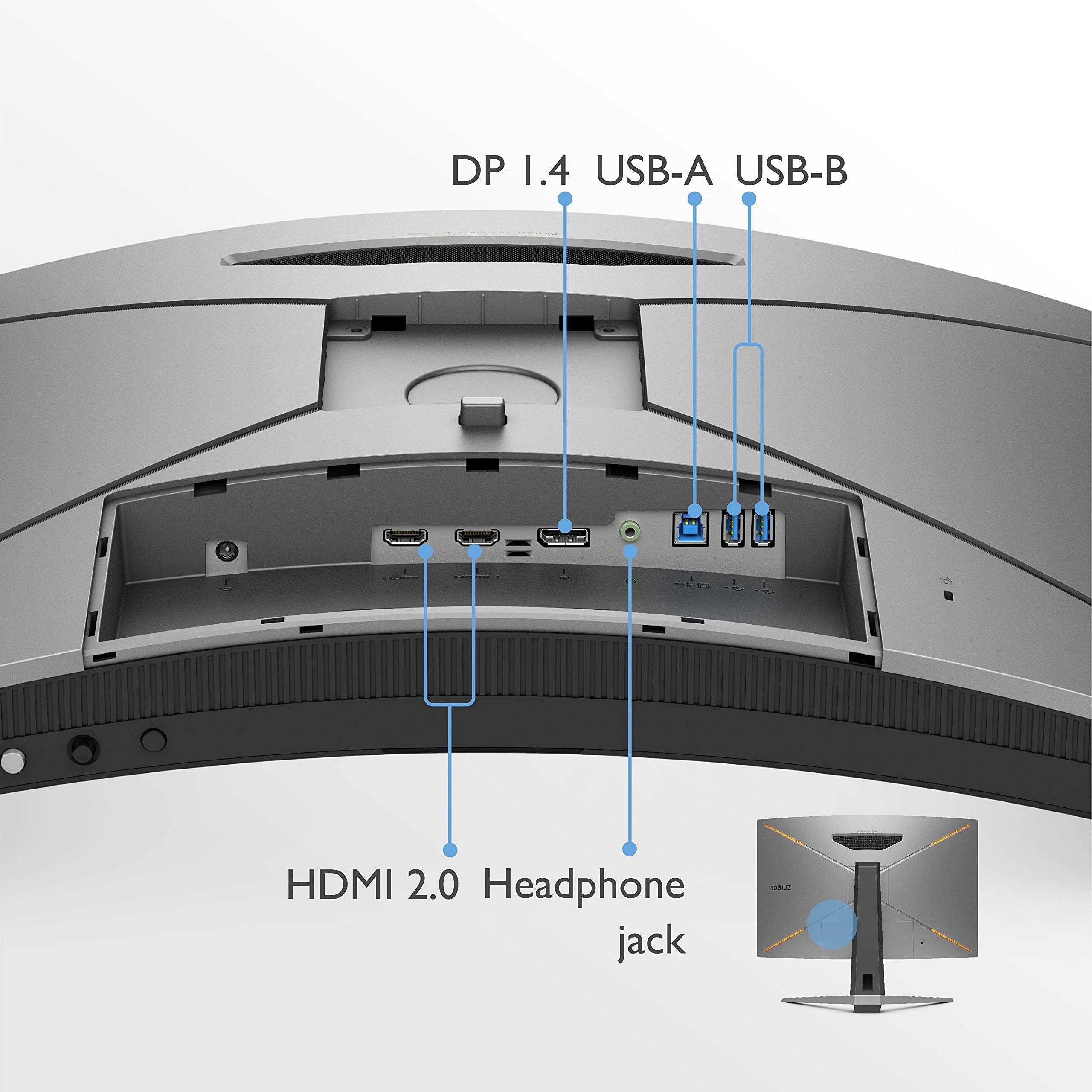 Curved Gaming Monitor 32" QHD 165Hz 1ms with Remote U8133