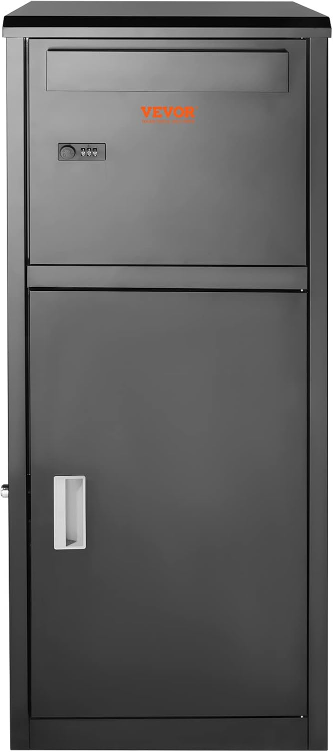 Galvanized Steel Package Delivery Box with Coded Lock, IPX3 Waterproof M85162