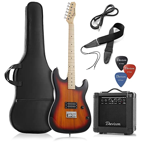 Electric Guitar with 10-Watt Amp, Black - Right Handed Beginner Kit C825707
