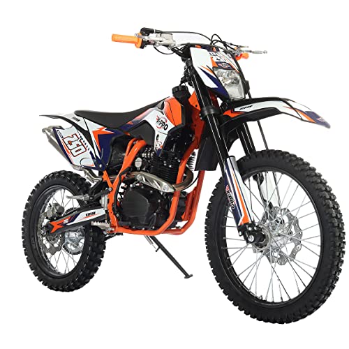 250cc Dirt Bike, 5-Speed Manual, Electric/Kick Start, 21"/18" Wheels N36768