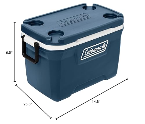 Insulated Portable Hard Cooler, Leak-Resistant, Keeps Ice up to 5 Days N135