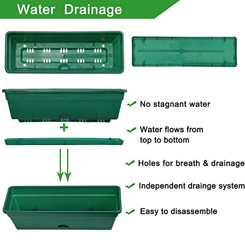 Vertical Garden Herb Raised Bed 4.5FT Freestanding Elevated Planters with 5 Container Boxes I128563