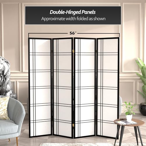 6 Panel Honey Room Divider D80902