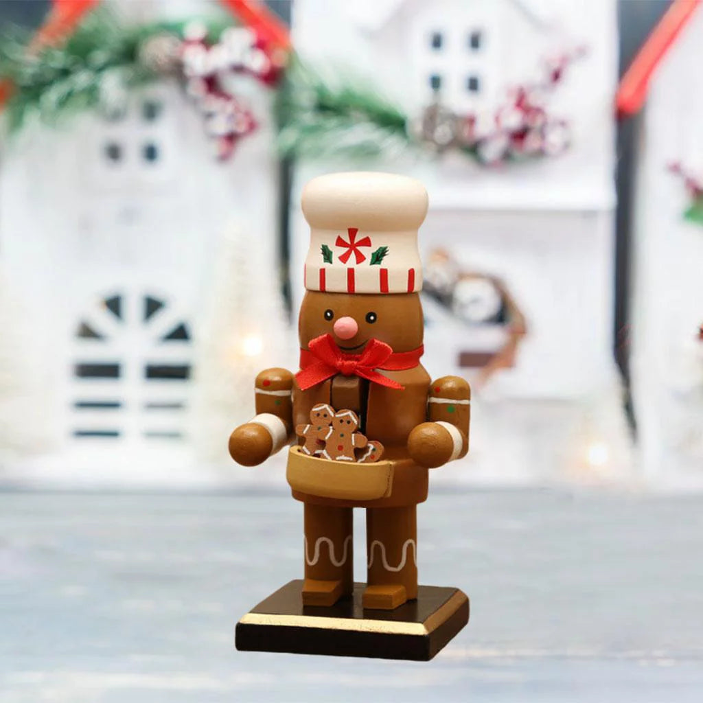 Nutcracker Puppet Toy 16cm Xmas Gingerbread Decor F380928