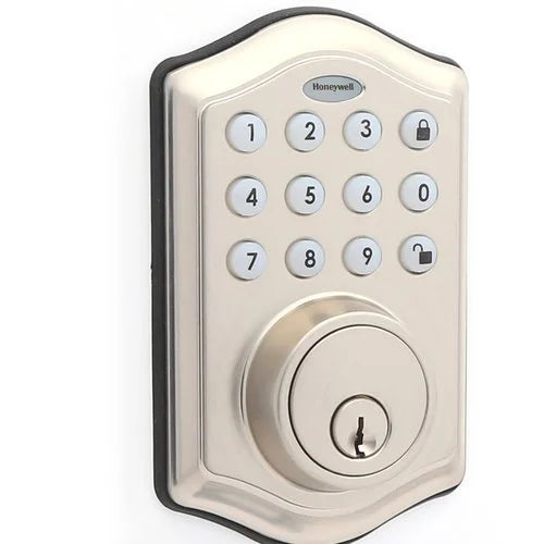 Electronic Entry Deadbolt with Keypad, Oil Rubbed Bronze P43714
