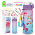 BBLYBD Gem Diamond Painting Crafts,Fun Arts Decorate Your Own Water Bottle Kits for Girls Fun Arts and Crafts Gifts Toys for Girls (Unicorn Gem)