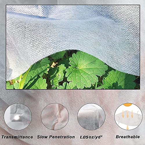 Plant Covers Freeze Protection 10x50ft Garden Floating Row Cover Vegetable Frost Blanket S997832
