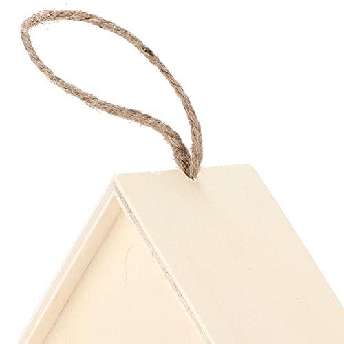 Small Hanging Wooden Bird House Kit for Kids DIY Outdoor Nest P34008