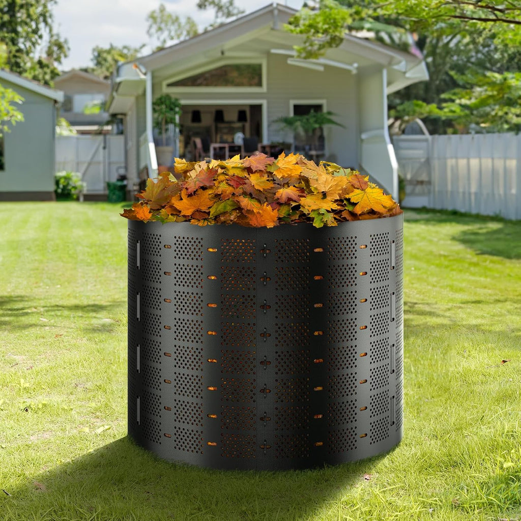 Compost Bin 220 Gallon, Outdoor Expandable Composter C188512