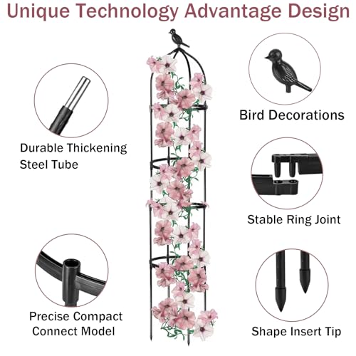 Round Trellis for Climbing Plants, Rustproof, 6ft T4962