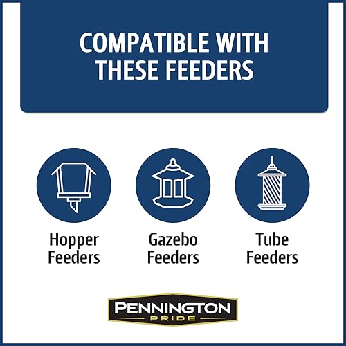 Wild Bird Seed for Outside Feeders, High-Protein, No-Hull, No-Waste, 15-lb Bag Q46704