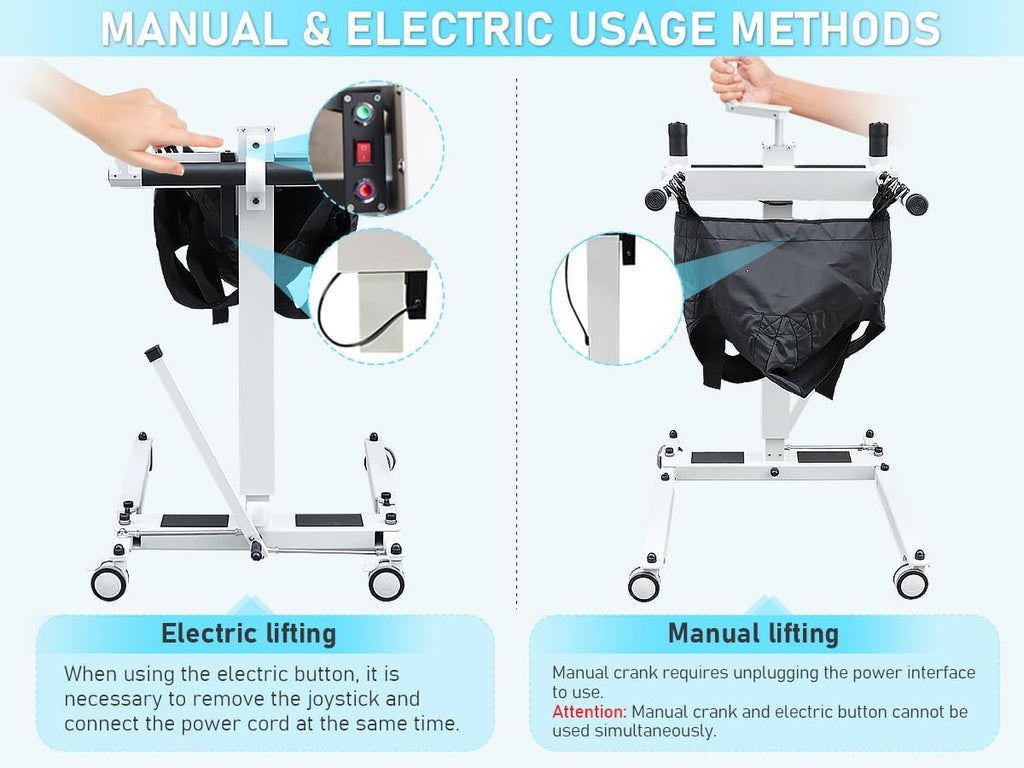 Electric Patient Transfer Lift Chair for Seniors, Wheelchair to Car F838