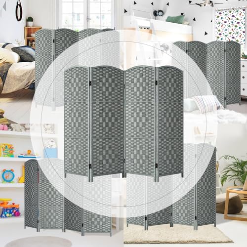 3 Panel Folding Room Divider, Dark Mocha Privacy Screen K453