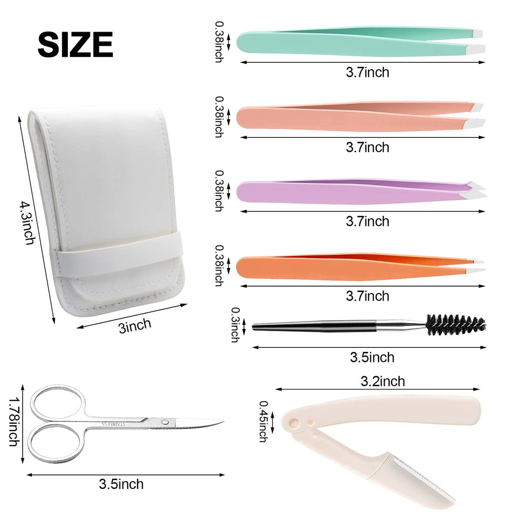LED Light Compact Mirror with 10x Magnification and Tweezer Set K3737
