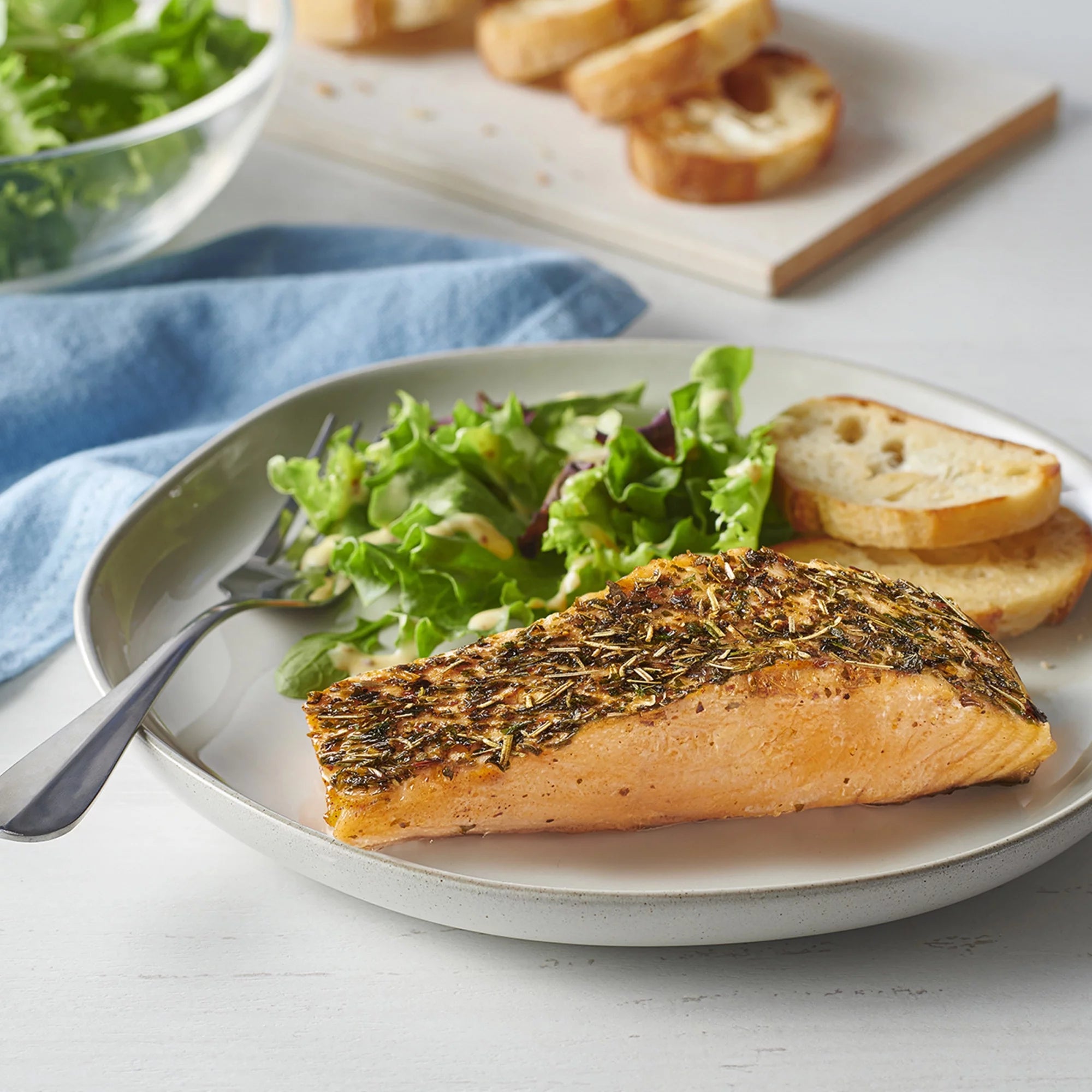 Frozen Atlantic Salmon with French-Style Herbs & Garlic, 30 oz I214