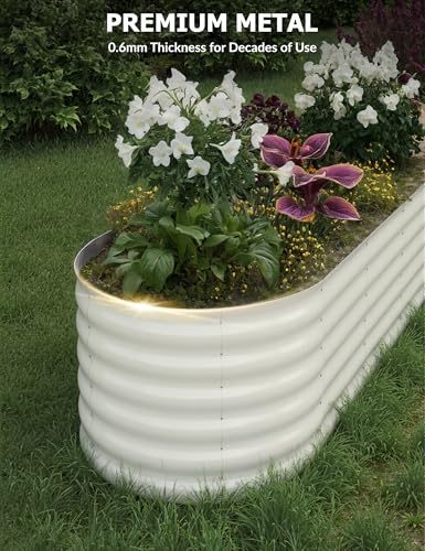 Galvanized Raised Garden Bed for Vegetables, Fruits and Flowers V33720