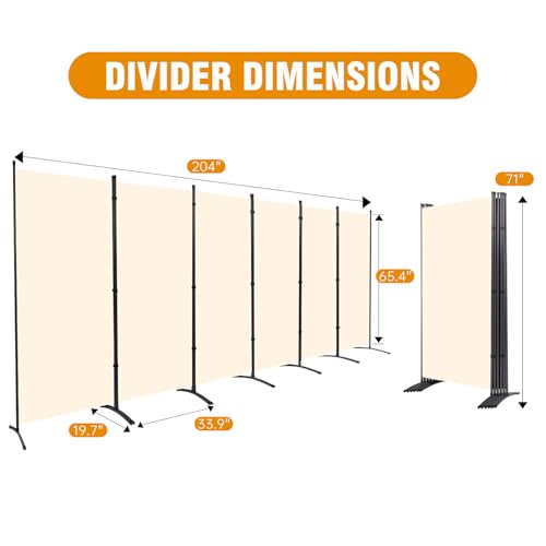 Room Divider Screen 3 Panel Folding Partition with Metal Frame, Grey N348