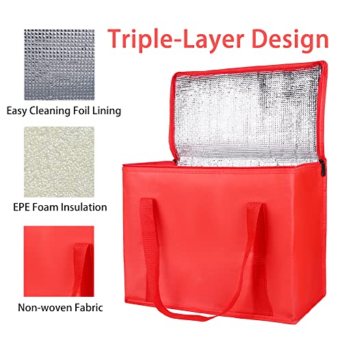 Insulated Food Delivery Bag Hot Cold Meal Carrier F1699