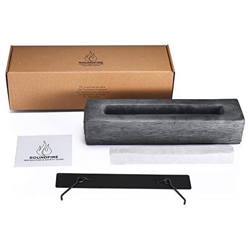 Large Rectangle Tabletop Fire Pit - Portable Bioethanol Fireplace for Indoor & Garden O466