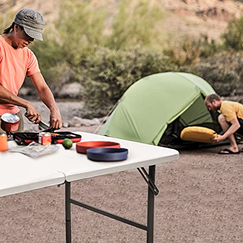 Folding Table 5 FT Plastic Portable for Dining Picnic Camping E74421